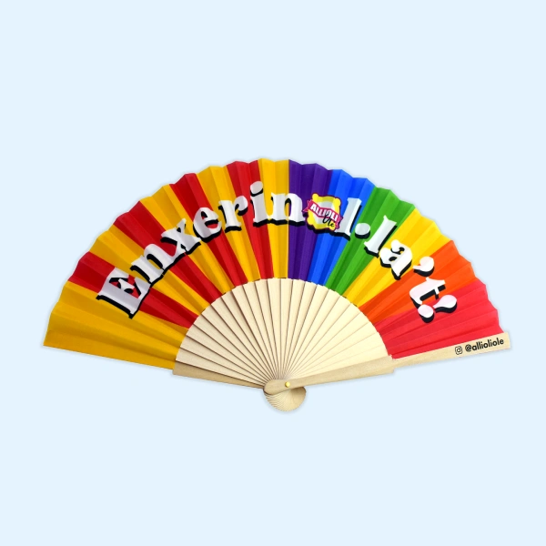 abanico personalizado regalo promocional - BarcinoGifts