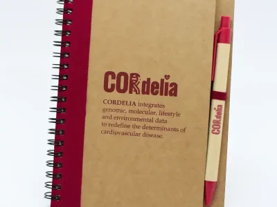 Llibreta Cordelia - Regal corporatiu per al sector de la salut i la recerca